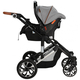 Bebe Stars Belize 3 in 1 Συστημα Μεταφοράς με Αξεσουάρ Moon Grey 390T-189
